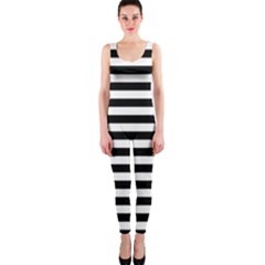 Black Stripes One Piece Catsuit by snowwhitegirl