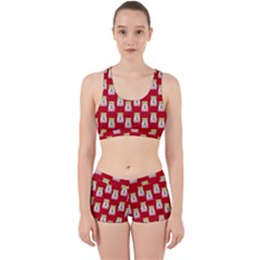 Ghost Pet Red Work It Out Gym Set by snowwhitegirl