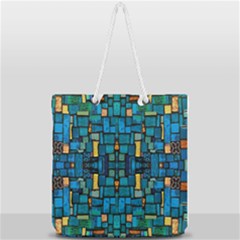 Ml 103 1 Full Print Rope Handle Tote (large) by ArtworkByPatrick