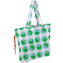 Kawaii Lime Jam Jar Pattern Drawstring Tote Bag View2