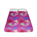 Colorful Cherubs Pink Fitted Sheet (Full/ Double Size) View1