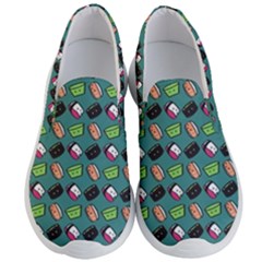 That Is How I Roll - Turquoise Men s Lightweight Slip Ons by WensdaiAmbrose
