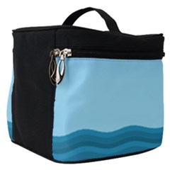Making Waves Make Up Travel Bag (small) by WensdaiAmbrose