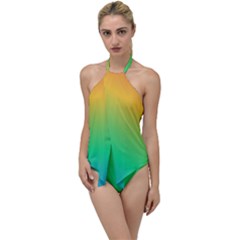 Sunburnt Splash Go With The Flow One Piece Swimsuit by retrotoomoderndesigns