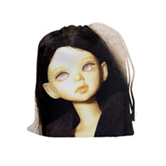 Lost Drawstring Pouch (xl) by snowwhitegirl