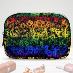 Lgbt Pride Rainbow Gay Lesbian Make Up Pouch (small) by Pakrebo