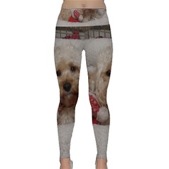 Cockapoo In Dog s Bed Lightweight Velour Classic Yoga Leggings by pauchesstore