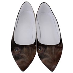 Laying In Dog Bed Women s Low Heels by pauchesstore