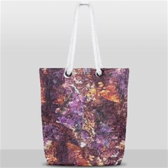 Colorful Rusty Abstract Print Full Print Rope Handle Tote (small) by dflcprintsclothing
