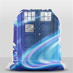 Tardis Space Drawstring Bag (small) by Sudhe