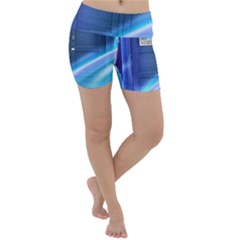 Tardis Space Lightweight Velour Yoga Shorts by Sudhe