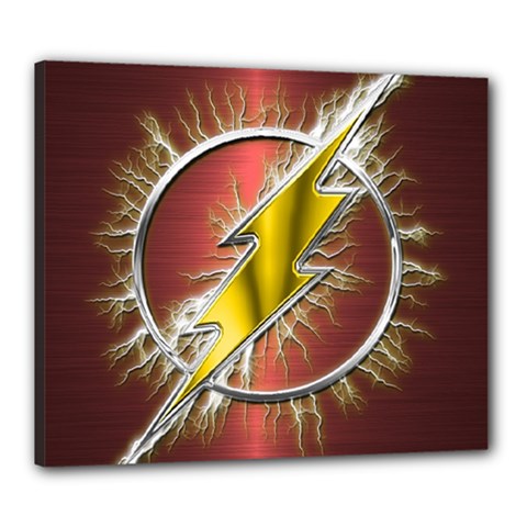 Flashy Logo Canvas 24  X 20  (stretched) by Sudhe