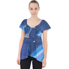 Tardis Space Lace Front Dolly Top by Sudhe