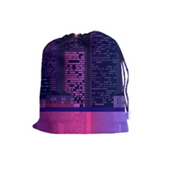 Architecture Home Skyscraper Drawstring Pouch (large) by Sudhe