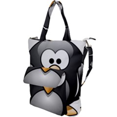 Penguin Birds Aquatic Flightless Shoulder Tote Bag by Sudhe