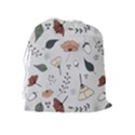 Grey Toned Pattern Drawstring Pouch (XL) View2