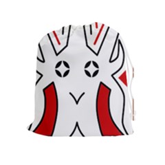 Traditional Art Torajan Pattern Drawstring Pouch (xl) by Sudhe