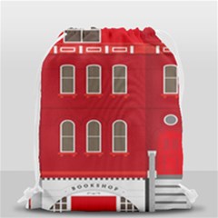Red House Drawstring Bag (small) by Sudhe