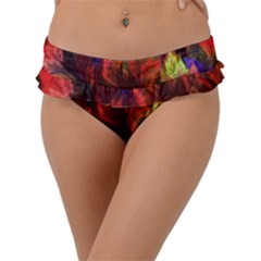 Abstract Digital Art Fractal Frill Bikini Bottom by Sudhe