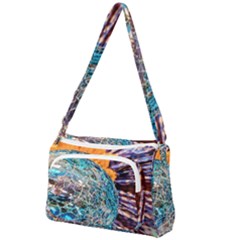 Multi Colored Glass Sphere Glass Front Pocket Crossbody Bag by Sudhe