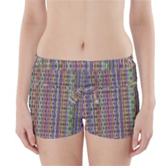 Psychedelic Background Wallpaper Boyleg Bikini Wrap Bottoms by Sudhe