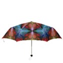 Fractal Background Design Folding Umbrellas View3