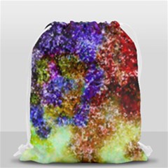 Splashes Of Color Background Drawstring Bag (small) by Sudhe