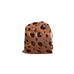 Texture Pattern Wallpaper Background Pattern Holes Drawstring Pouch (xs) by Sudhe