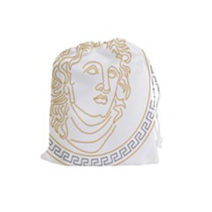 Apollo Design Draw Vector Nib Drawstring Pouch (large) by Sudhe