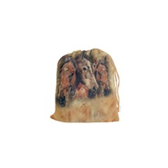 Head Horse Animal Vintage Drawstring Pouch (xs) by Sudhe