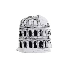 Line Art Architecture Drawstring Pouch (medium) by Sudhe