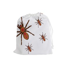 Nature Insect Natural Wildlife Drawstring Pouch (large) by Sudhe