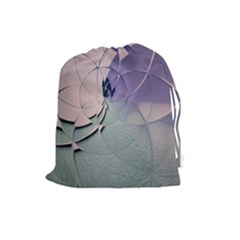 Digital Art Art Artwork Abstract Drawstring Pouch (large) by Pakrebo