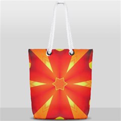 Digital Art Art Artwork Abstract Full Print Rope Handle Tote (small) by Pakrebo