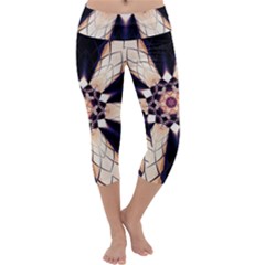 Digital Art Art Artwork Abstract Capri Yoga Leggings by Pakrebo