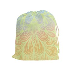 Wallpaper Scrapbook Paisley Drawstring Pouch (xl) by Pakrebo