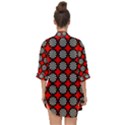Darts Dart Board Board Target Game Open Front Chiffon Kimono View2