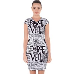Pierce The Veil Music Band Group Fabric Art Cloth Poster Capsleeve Drawstring Dress  by Sudhe