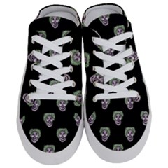 Creepy Zombies Motif Pattern Illustration Half Slippers by dflcprintsclothing