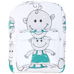 Baby Cute Child Birth Happy Full Print Backpack by Sudhe