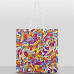 Ml 141 Full Print Rope Handle Tote (large) by ArtworkByPatrick