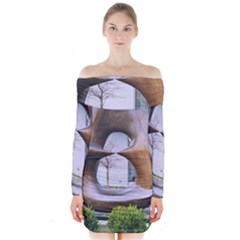 Henry Moore Long Sleeve Off Shoulder Dress by Riverwoman