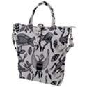 African Senufo Korhogo Tribal Ethnic Art  Buckle Top Tote Bag View1