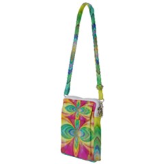 Color Abstract Form Ellipse Bokeh Multi Function Travel Bag by Pakrebo