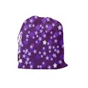 Textile Cross Pattern Square Drawstring Pouch (Large) View2