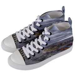 Ohio Supreme Court View Women s Mid-top Canvas Sneakers by Riverwoman