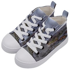 Ohio Supreme Court View Kids  Mid-top Canvas Sneakers by Riverwoman