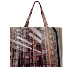 Chicago L Morning Commute Zipper Mini Tote Bag by Riverwoman