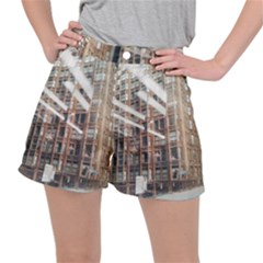 Chicago L Morning Commute Stretch Ripstop Shorts by Riverwoman