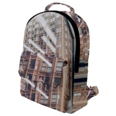 Chicago L Morning Commute Flap Pocket Backpack (small) by Riverwoman